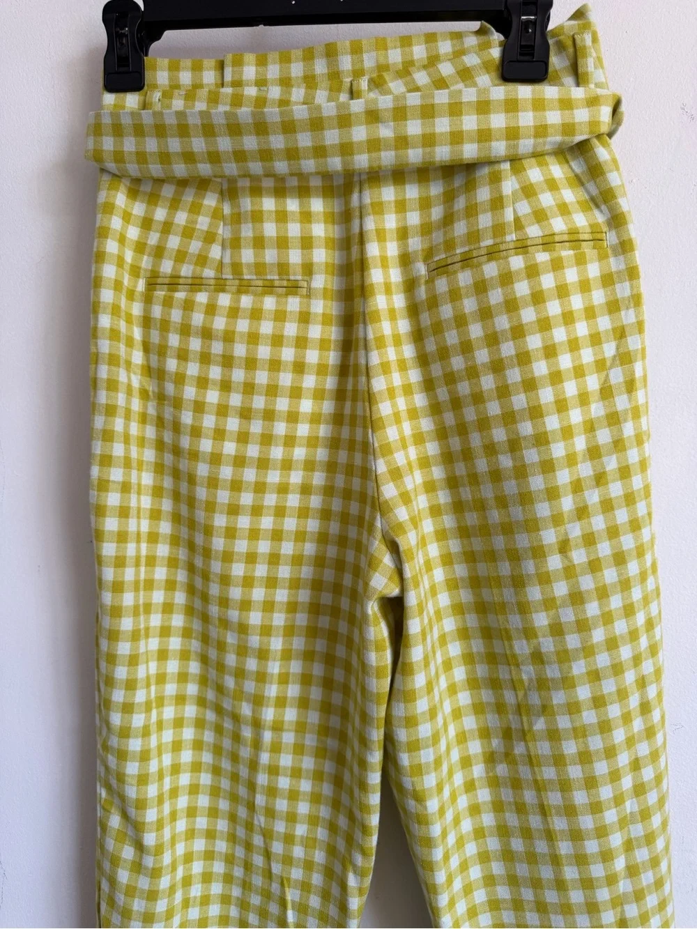 Ann Taylor gingham chinos